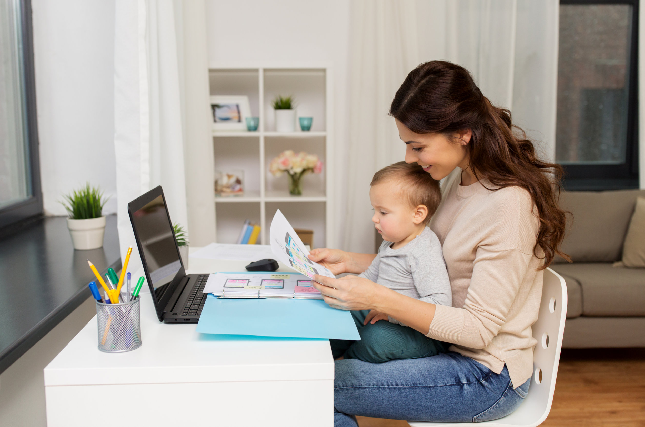Consejos para ser una mamá freelance